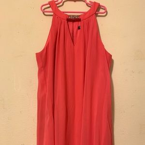 SLNY midi dress